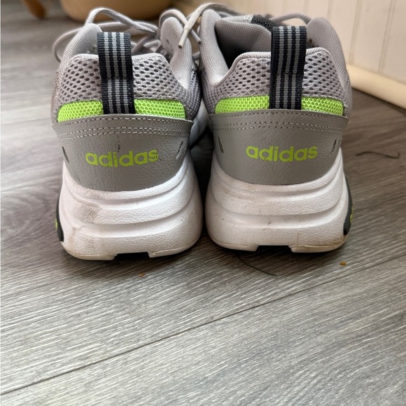 Adidas Neo Strutter Men's Gray/Green Sneakers  Size 11 - Picture 3 of 9